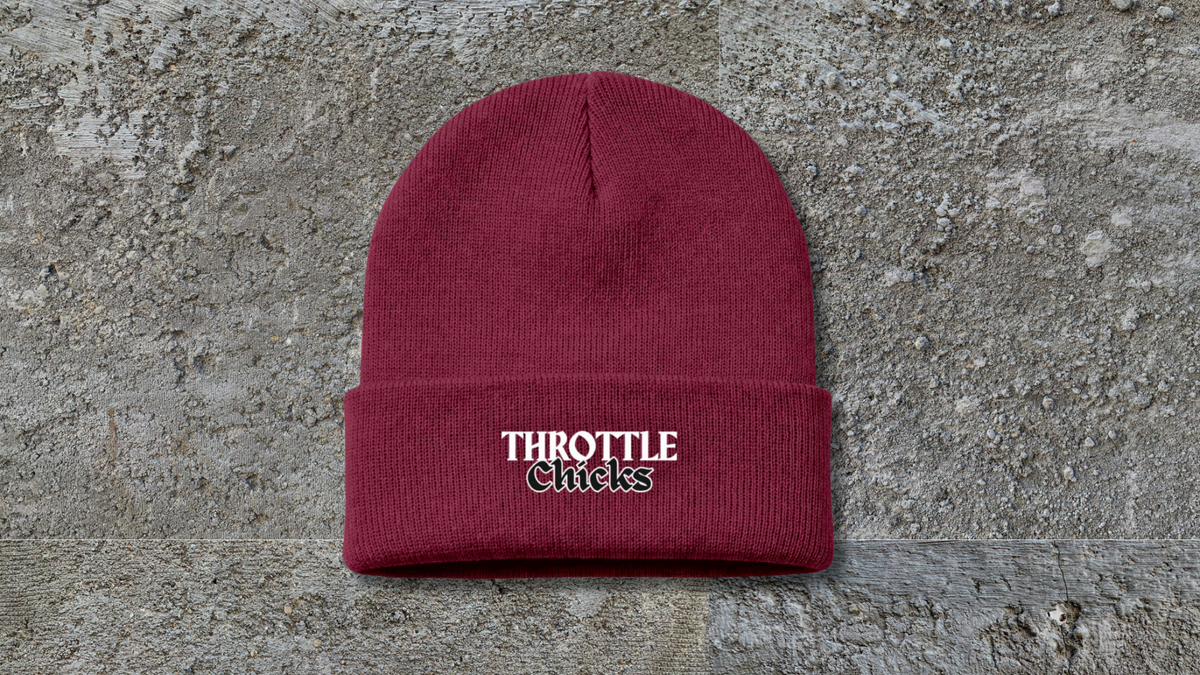 THROTTLE CHICKS™ EMBROIDERED TOQUE