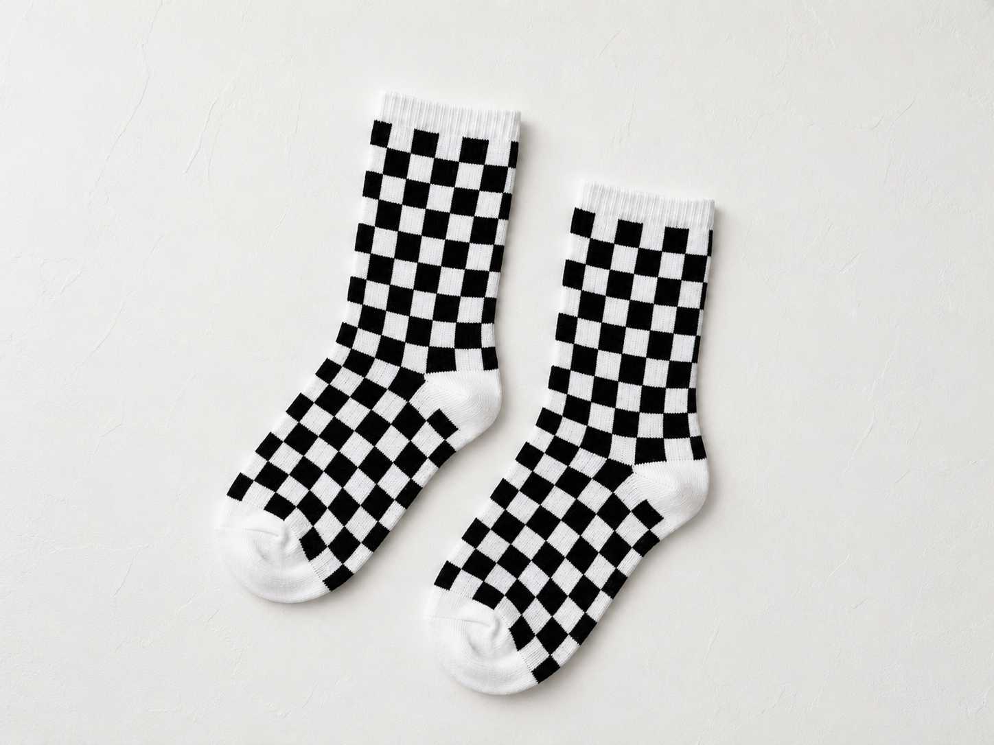 Checkered socks