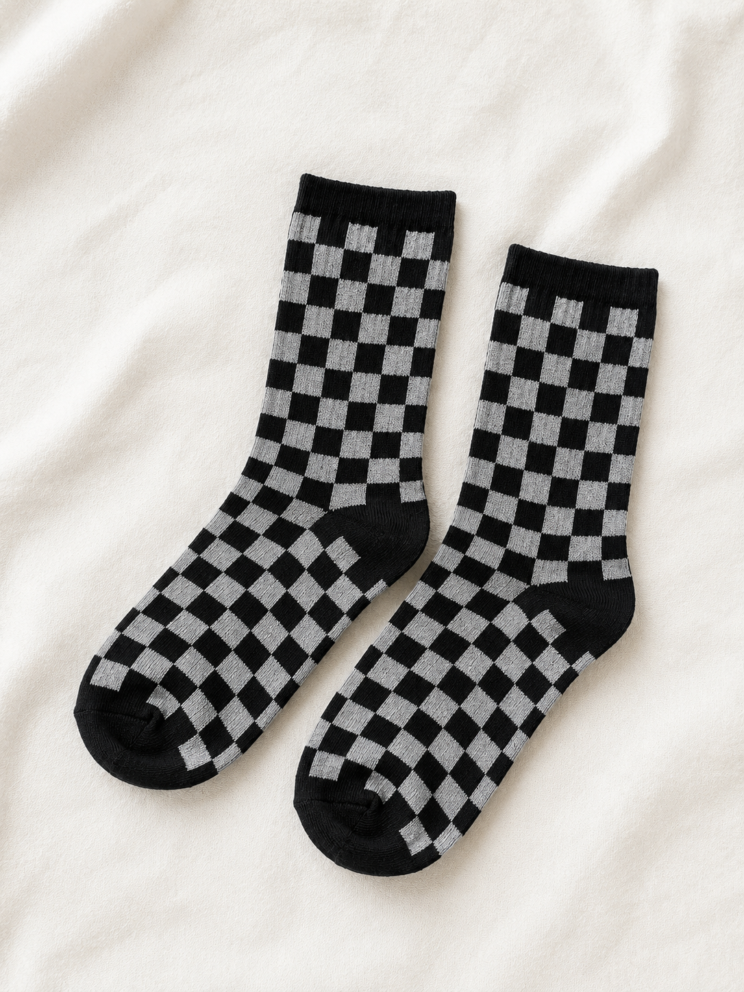 Checkered socks