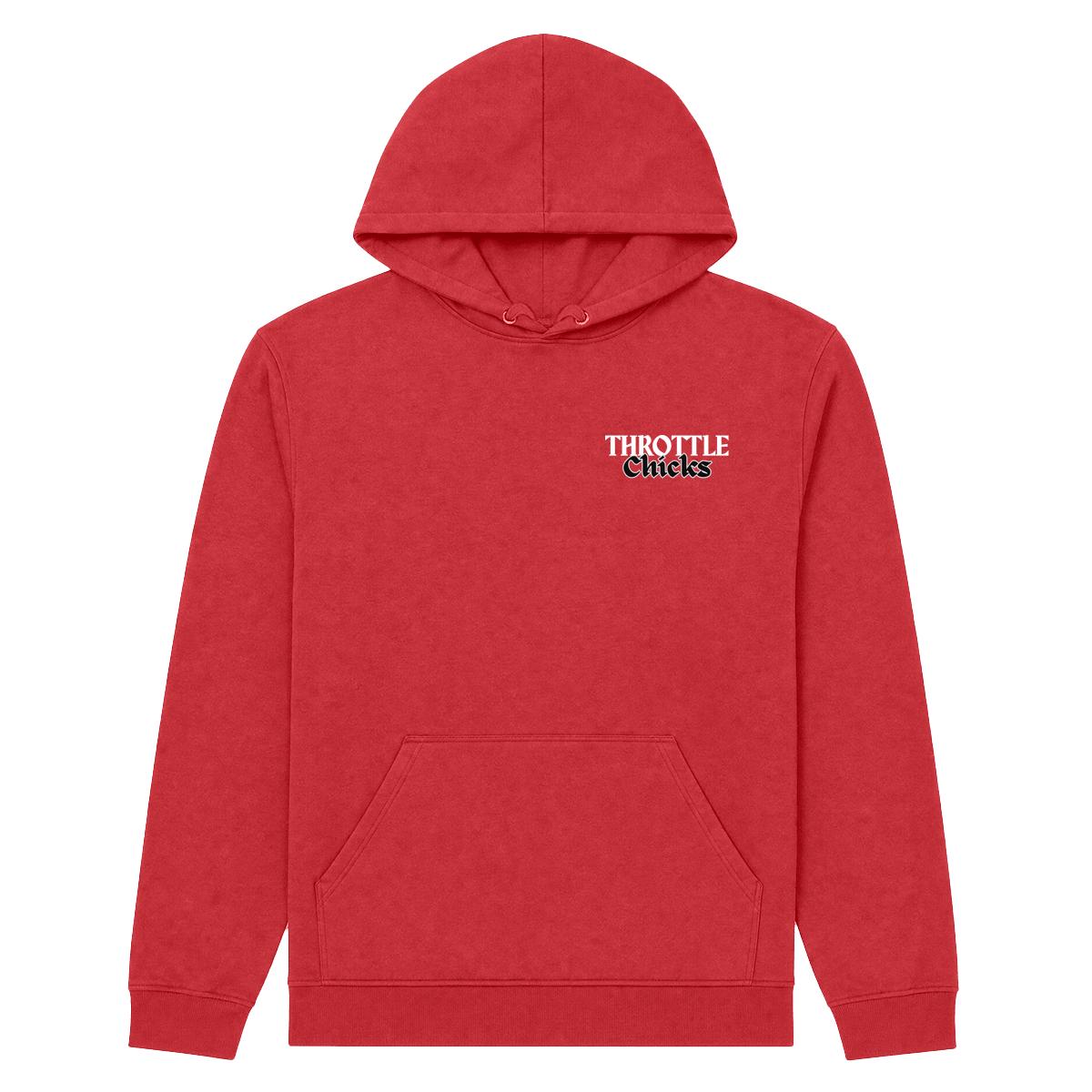 Hell on Wheels Embroidered Logo Sleeve design Hoodie