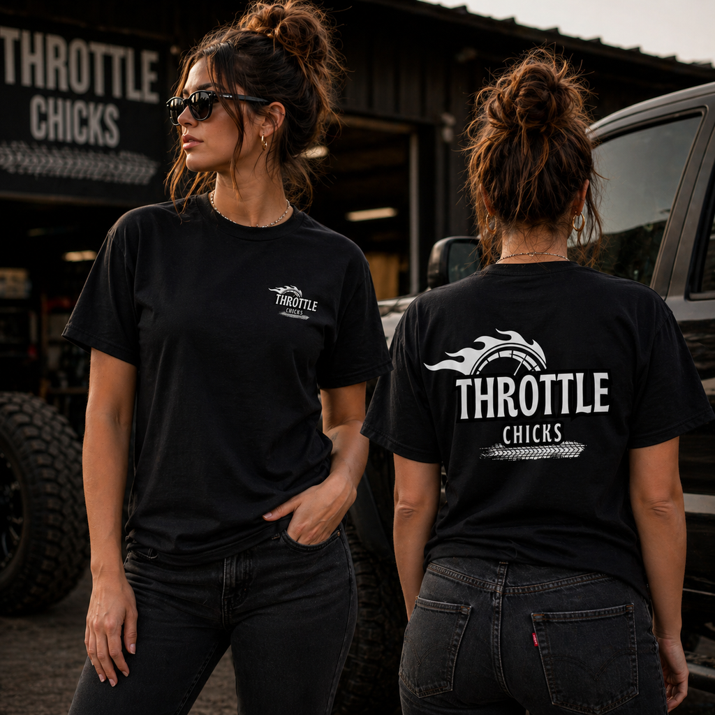 Throttle Chicks Classic Tee — Built for Speed