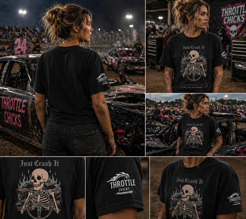 Just Crash It Tee – Demolition Derby Edition