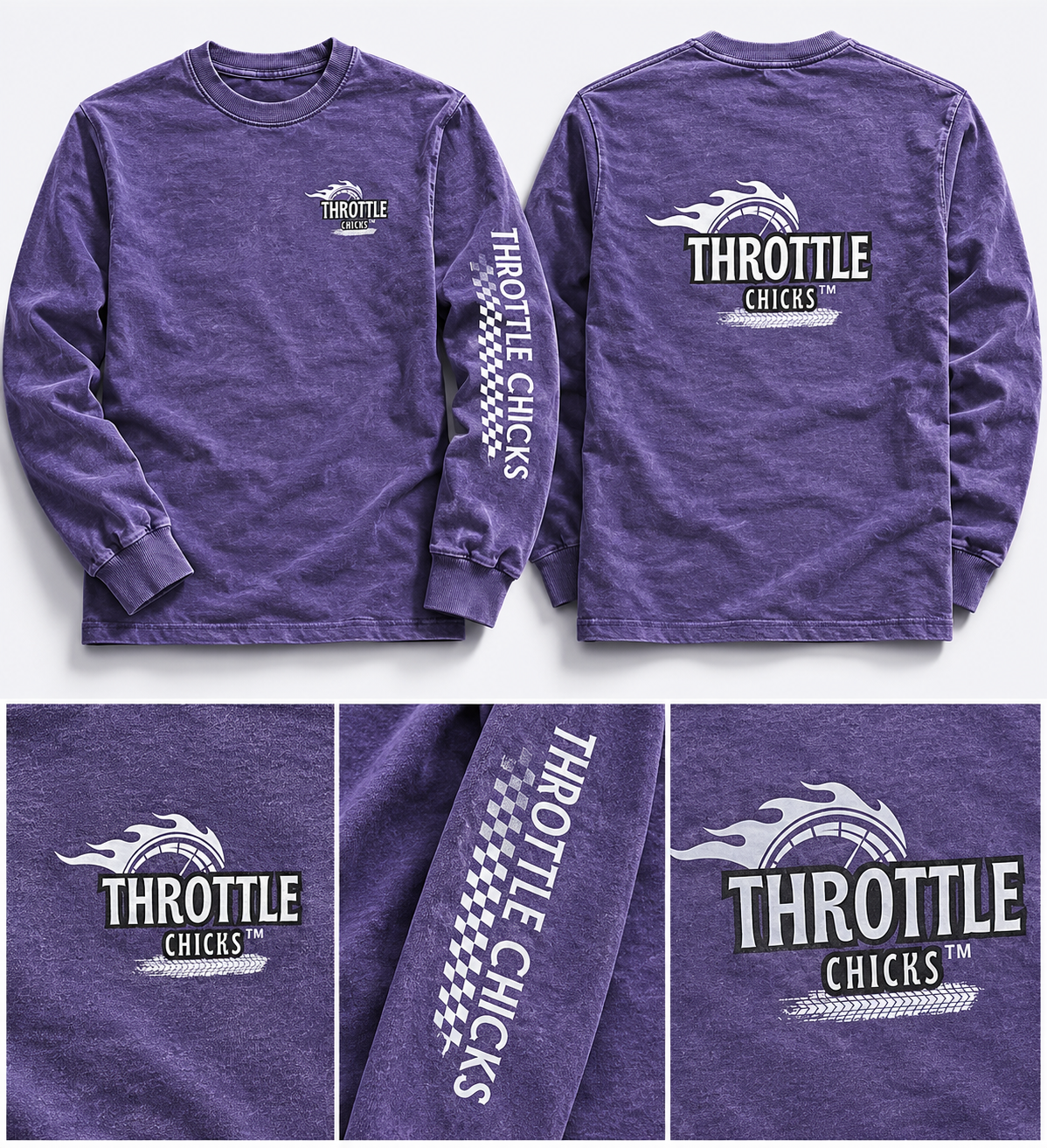 TC Acid Washed Long Sleeve