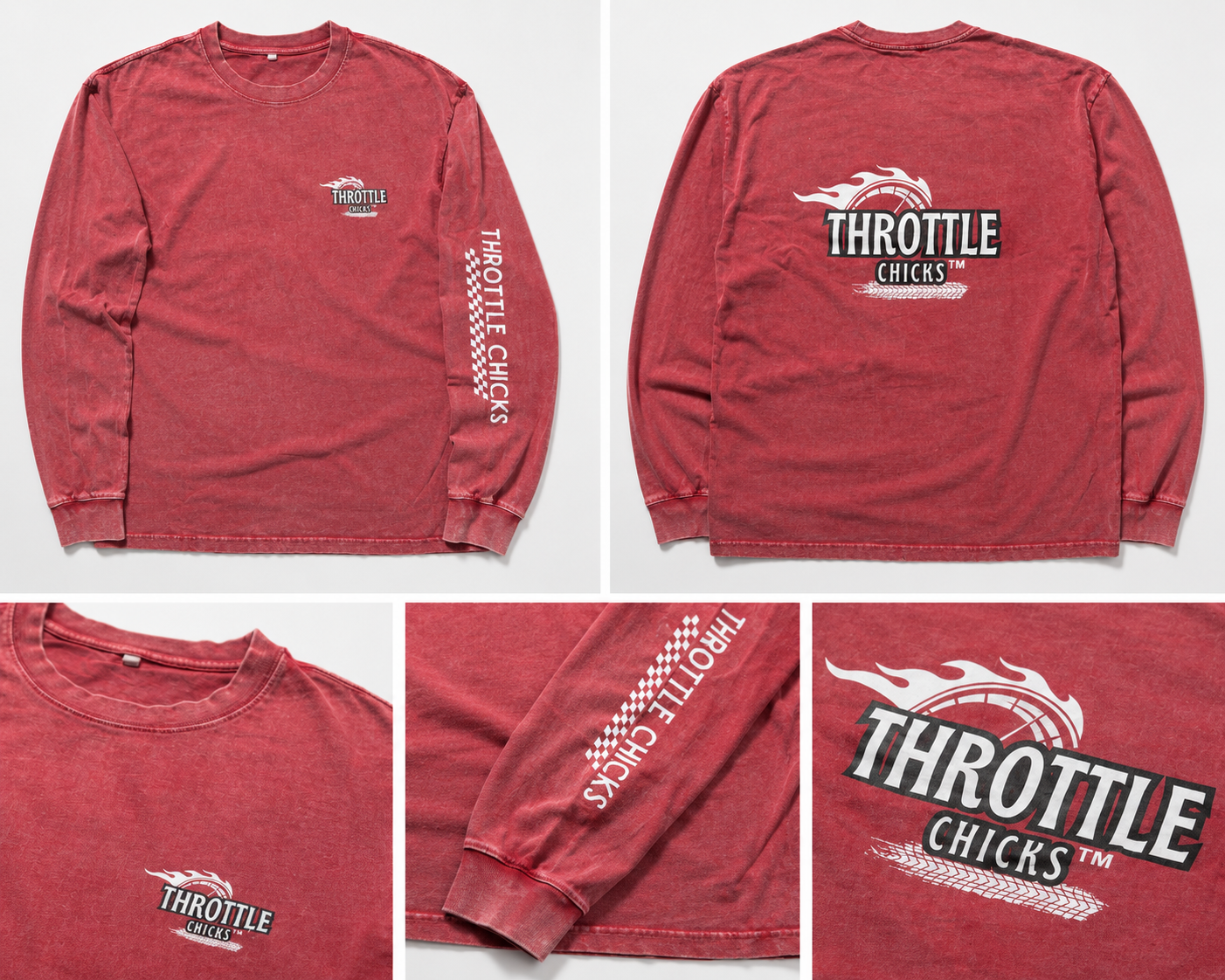 TC Acid Washed Long Sleeve