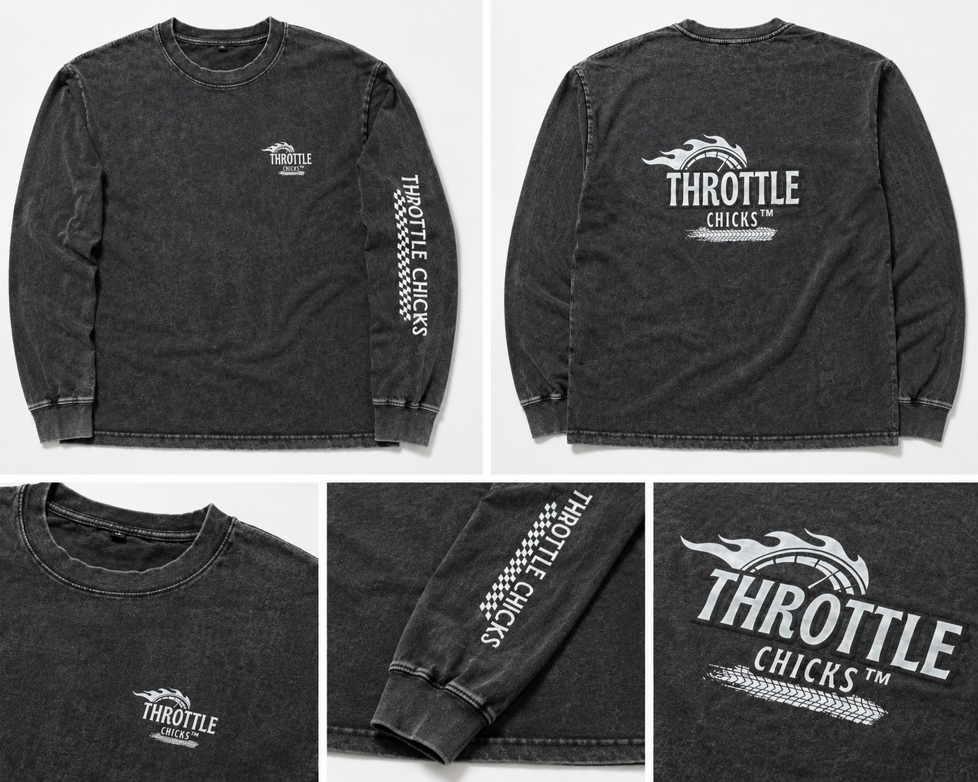 TC Acid Washed Long Sleeve